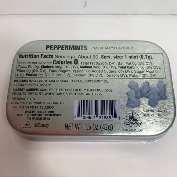 NWT. Disney 100 years mint tin. Mickey, Minnie, Donald, Goofy, Pluto, etc - Picture 4 of 6